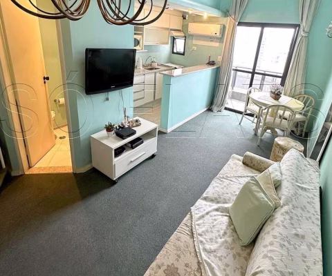 Flat Place Vendome disponível para venda com 50m², 01 dorm e 01 vaga de garagem