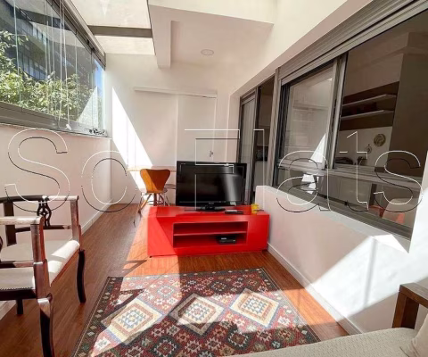 Studio Diseno Pinheiros disponível para venda com 32m², 1 dormitório e 1 vaga de garagem.