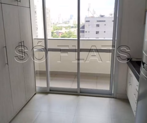 VN Gomes de Carvalho, apto disponível para locação contendo 30m², 1 dormitório e 1 vaga.