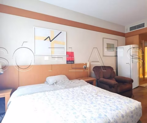 Apto Wyndham Nortel disponível para locação contendo 32m², 01 dorm e 01 vaga de garagem.