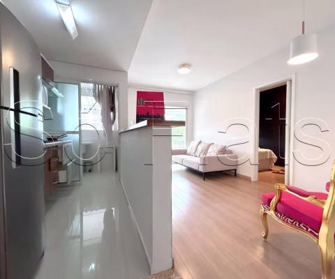 Flat no Ciragan disponível para locação com 55m². 1 dormitório e 1 vaga próximo da Avenida Paulista.