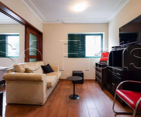 Flat disponível para locação próximo a Av. Faria Lima, 9 de Julho, no bairro do Itaim Bibi.