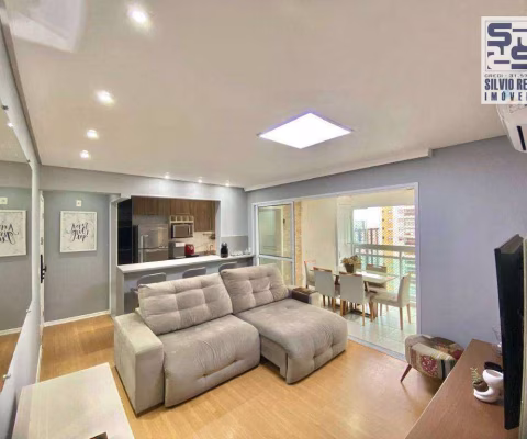 Apartamento com 2 dormitórios à venda, 78 m² por R$ 795.000,00 - Ponta da Praia - Santos/SP
