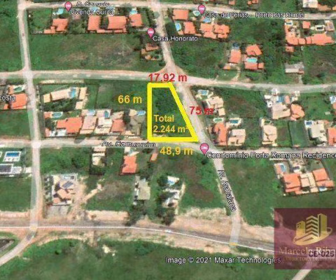 Terreno à venda, 2244 m² por R$ 750.000,00 - Porto das Dunas - Aquiraz/CE