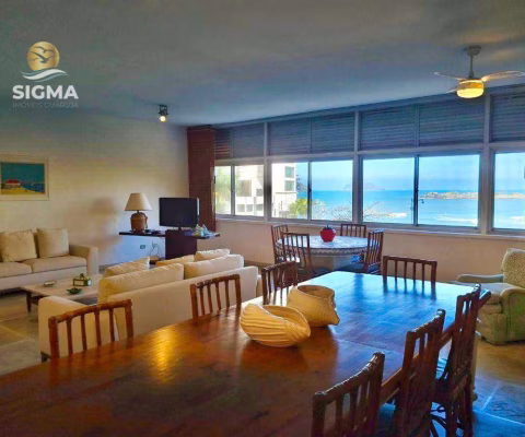 Frente mar - Apartamento à venda com 4 dormitórios - 2 vagas - Pitangueiras - Guarujá/SP