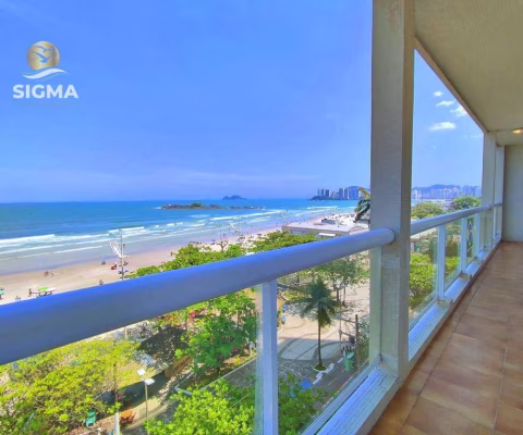 Apartamento com 4 dormitórios à venda na Praia das Pitangueiras, Guarujá/SP.