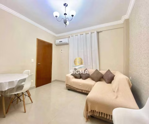 Apartamento com 2 dormitórios à venda, 68 m² por R$ 490.000,00 - Pitangueiras - Guarujá/SP
