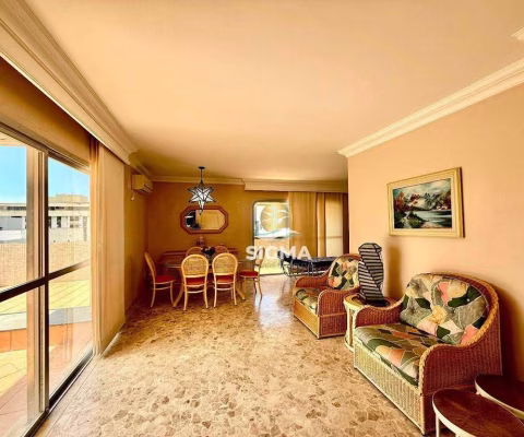 Cobertura com 3 quartos sendo 1 suíte à venda, 201 m² por R$ 1.000.000 - Pitangueiras - Guarujá/SP.