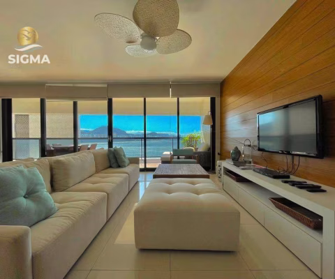 FRENTE MAR - Apartamento à venda na Praia das Astúrias, Guarujá/SP.