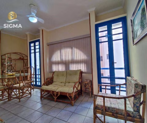 Apartamento na Praia do Tombo de 2 dormitórios com 1 vaga. Guarujá-SP.