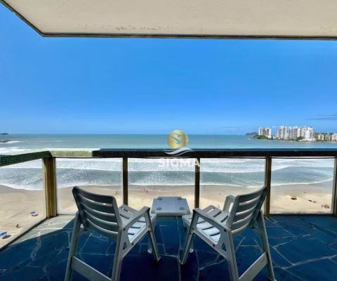 Apartamento com 3 dormitórios Sendo 1 Suíte  à venda, 170 m² por R$ 1.380.000 - Pitangueiras - Guarujá/SP