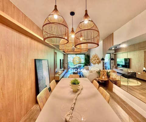 Apartamento com 3 dormitórios à venda, 100 m² por R$ 780.000,00 - Pitangueiras - Guarujá/SP