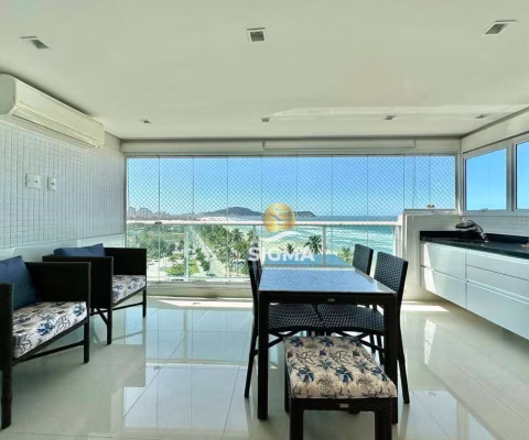 Apartamento com 3 quartos sendo 2 suítes à venda, 117 m² por R$ 1.700.000 - Enseada - Guarujá/SP.
