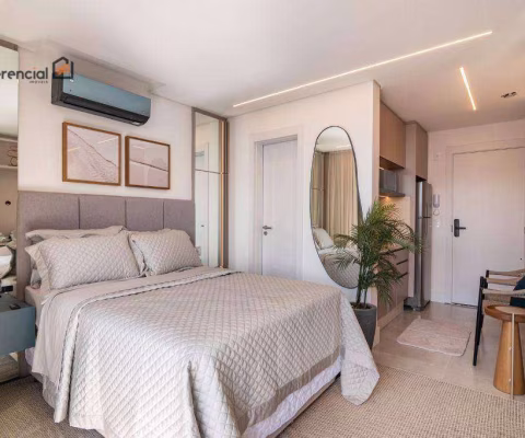 Studio com 1 dormitório para alugar, 25 m² por R$ 4.220,00/mês - Batel - Curitiba/PR