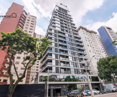 Studio com 1 dormitório para alugar, 20 m² por R$ 3.060,41/mês - Batel - Curitiba/PR