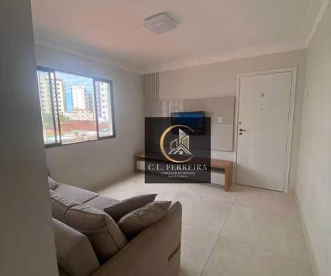 Apartamento com 1 dormitório à venda, 44 m² por R$ 255.000,00 - Vila Assunção - Praia Grande/SP