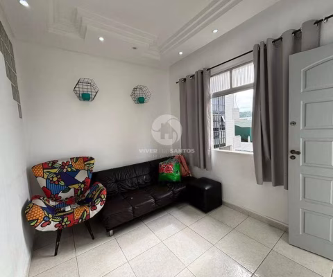 Apartamento à venda, 1 quarto, 1 vaga, Ponta da Praia - Santos/SP
