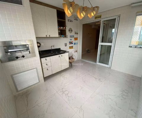 Venda de Apartamento - 3 Dormitórios com Varanda Gourmet - Boqueirão Santos