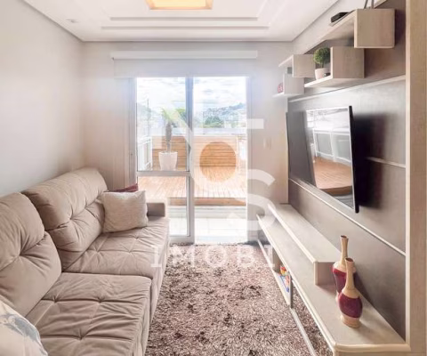 Apartamento 02 Dormitórios Mobiliado e Equipado com Deck Flores da Cunha RS