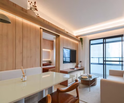 Apartamento tipo para venda com 1 quarto, sendo 1 suíte, 39m²