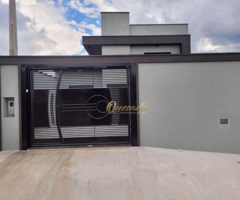 Casa térrea nova, à venda, 2 dormitórios, 1 suíte, Jardim Bom Sucesso, Indaiatuba.
