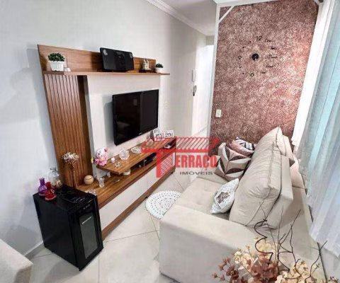 Apartamento com 2 dormitórios à venda, 60 m²  - Vila Helena - Santo André/SP