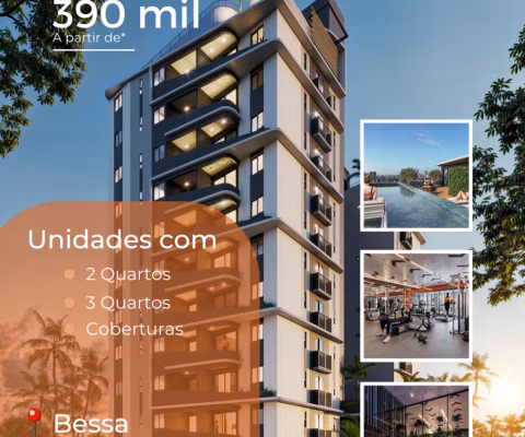 Apartamento no Aeroclube ( Bessa) 2 e 3 quartos com financiamento até 90%
