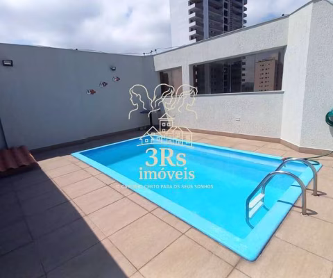 Cobertura Duplex com 3 dorm., piscina e churrasqueira, Enseada- Guarujá/SP.