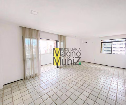 Edifício Jardim Ondina - Apartamento a 700m da BEIRA MAR para alugar, 150 m² por R$ 3.300/mês - Meireles - Fortaleza/CE