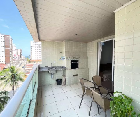 Apartamento à venda em Praia Grande no bairro Aviação com vista para o mar