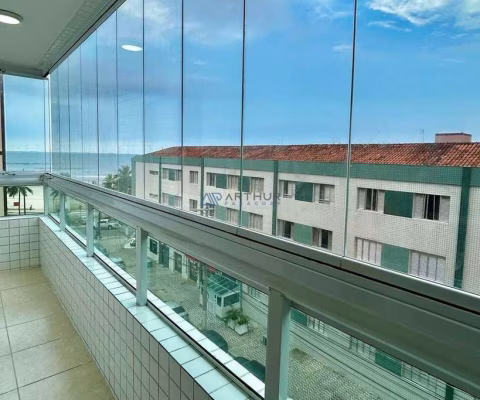 Apartamento à venda em Praia Grande, 02 dormitórios, vista para o mar