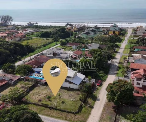 Terreno de esquina com 570m² na Barra do Saí em Itapoá SC
