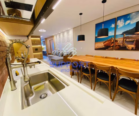Apartamento Alto Padrão mobiliado e decorado com vista para o mar, 3 quartos à venda na Praia do Mo