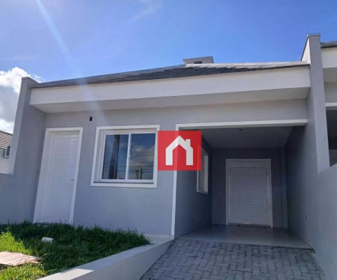 Casa nova com 2 dormitórios frente para rua