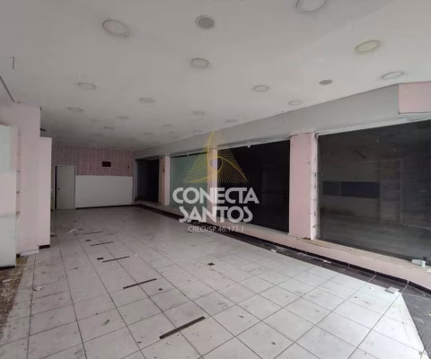 Loja de Esquina na Vila Mathias, Santos, Cod: 137