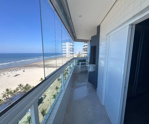 Apartamento em Praia Grande - frente ao mar - reformado e mobiliado