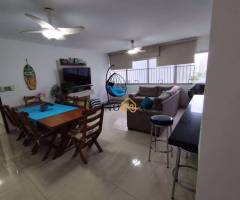 Apartamento com 3 dormitórios à venda, 120 m² por R$ 550.000,00 - Praia das Astúrias - Guarujá/SP