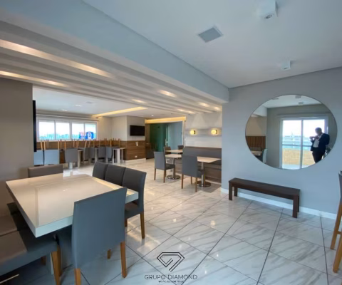 Apartamento à venda em Praia Grande-SP, Caiçara: 1 quarto, 1 sala, 1 banheiro, 1 vaga de garagem, 51m² de área.