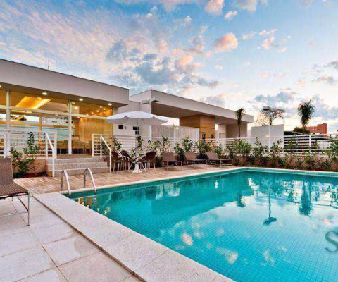 Apartamento mobiliado no Marco dos Pioneiros com 2 dormitórios para alugar, 50 m² por R$ 2.450/mês - Jardim Morumbi - Londrina/PR