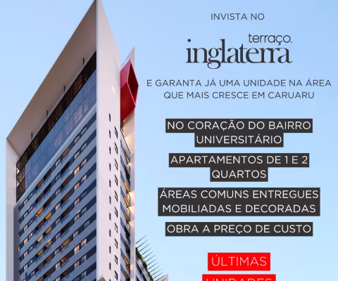SEU APARTAMENTO NO TERRAÇO INGLATERRA - BAIRRO UNIVERSITÁRIO