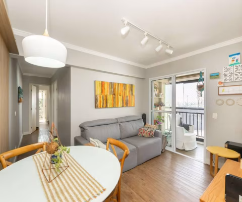Agradável apartamento tipo para venda com 2 quartos, sendo 1 suíte, 58m²