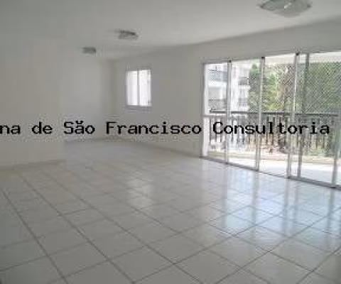 Apartamento para locação na Vila São Francisco, São Paulo-SP: 3 quartos, 3 suítes, 3 salas, 5 banheiros, 3 vagas de garagem, 155m².