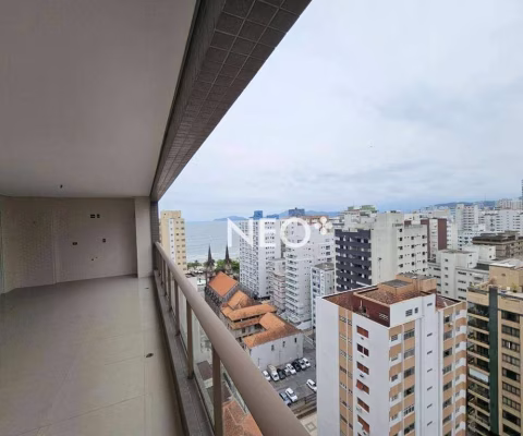Apartamento com 3 dormitórios à venda, 210 m² por R$ 3.300.000 - Boqueirão - Santos/SP