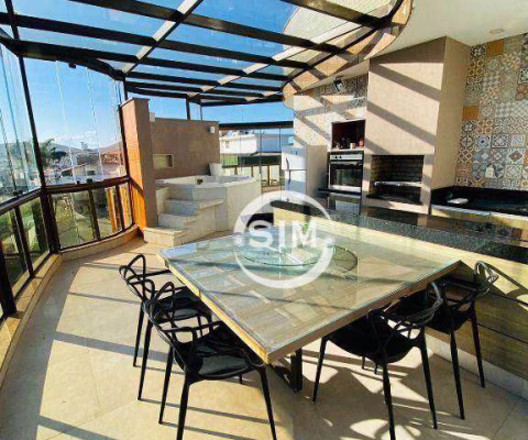 Cobertura com 3 dormitórios à venda, 370 m² por R$ 2.200.000,00 - Passagem - Cabo Frio/RJ