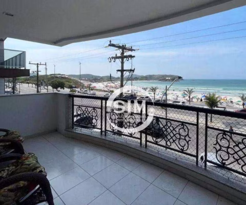 Apartamento com 4 dormitórios à venda, 211 m² por R$ 2.500.000,00 - Praia do Forte - Cabo Frio/RJ