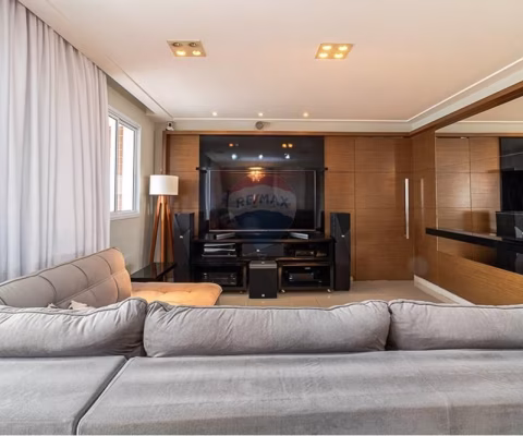 Apartamento de 136m², 2 vagas, semi mobiliado, com depósito 3m², 3 suítes e varanda gourmet!