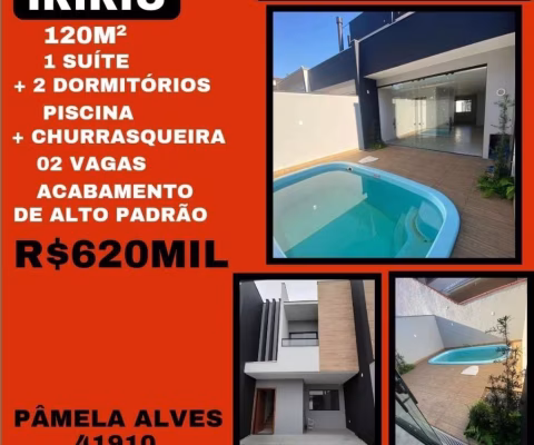 Lindo Germinado com piscina no Iririu