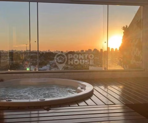 Cobertura Duplex para venda e locação com 1 dormitório, 1 suíte e 2 vagas fixas.