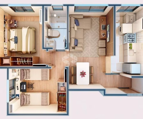 Apartamento em Proximo ao Monotrilho Jardim Colonial
