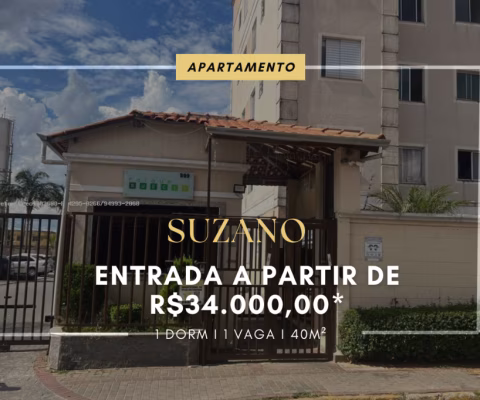 Apartamento para venda em Suzano (Parque Suécia) entrada de 34.000,00- Vila Urupês